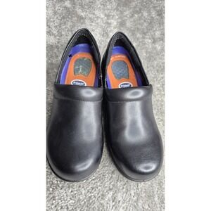 Dr Scholls Black Clogs careers, gel Cushion, size 6.5,  Oil & Slip Resistant